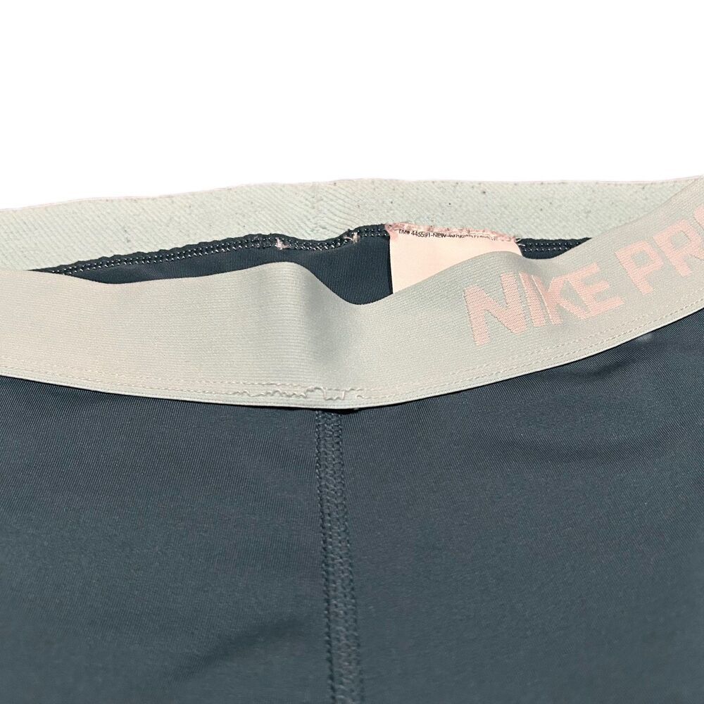 Nike Pro Dri-Fit Small Teal Crop Legging - Picture 8 of 9